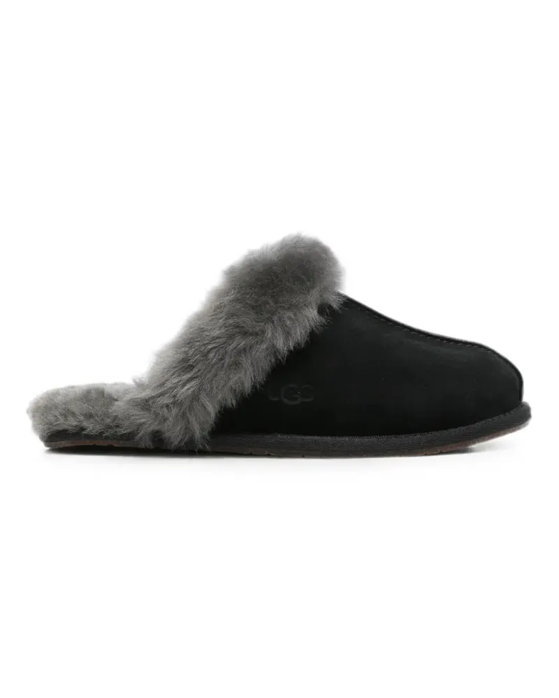 UGG Scuffette II shearling-trim leather mules - Schwarz Schwarz