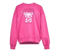 Isoli teddy-print sweatshirt - Rosa