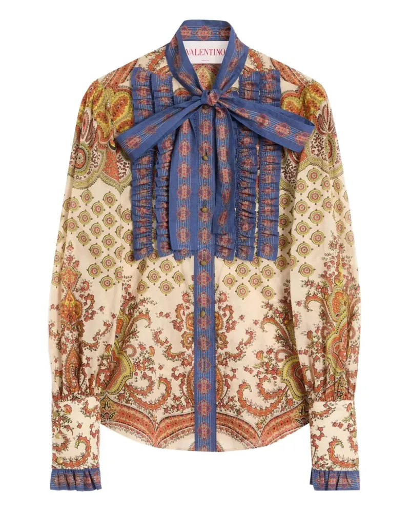 Valentino Garavani Hemd mit Medaglioni Voyage Imaginaire-Print - Nude Nude