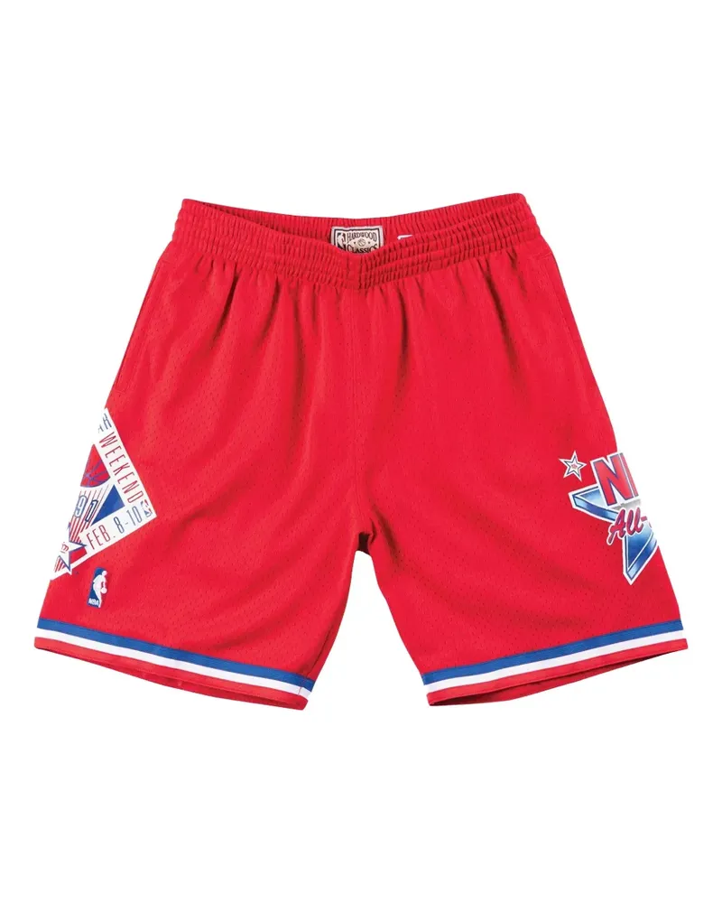 Mitchell & Ness 1991 NBA All-Star Game Swingman Shorts - Rot Rot