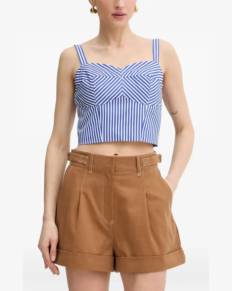 Guess striped corset-style top - Blau Blau