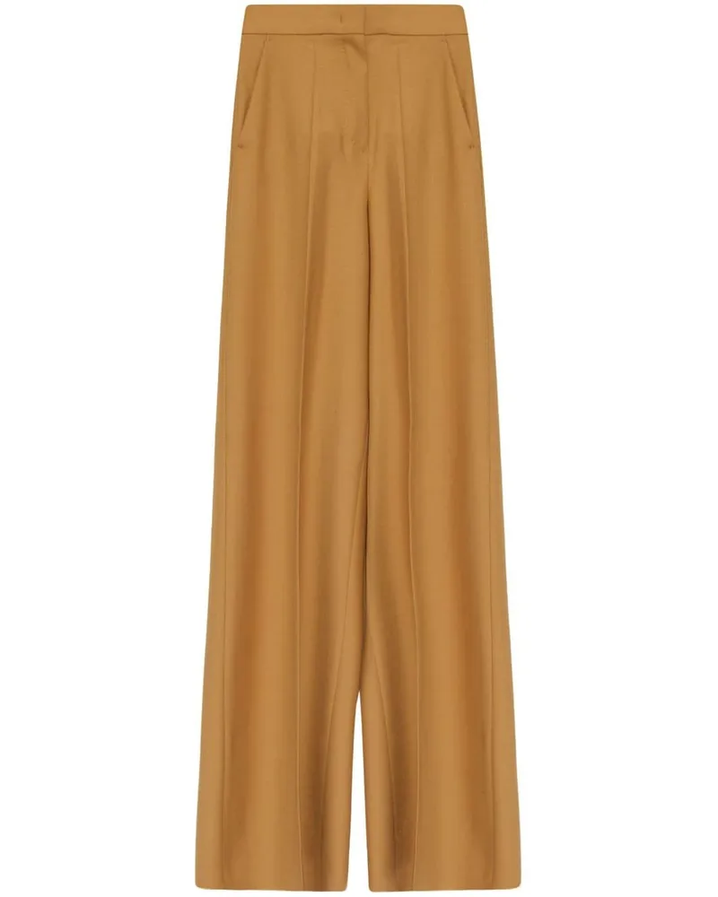Max Mara Senna Hose mit hohem Bund - Braun Braun