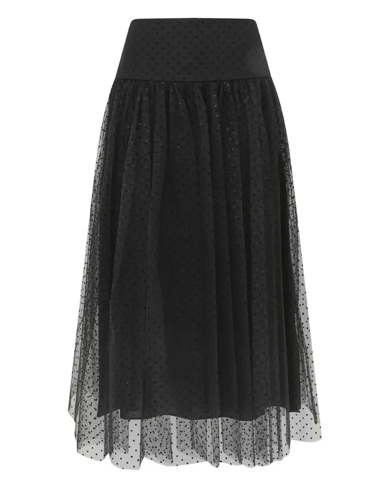Zimmermann polka-dot midi skirt - Schwarz Schwarz