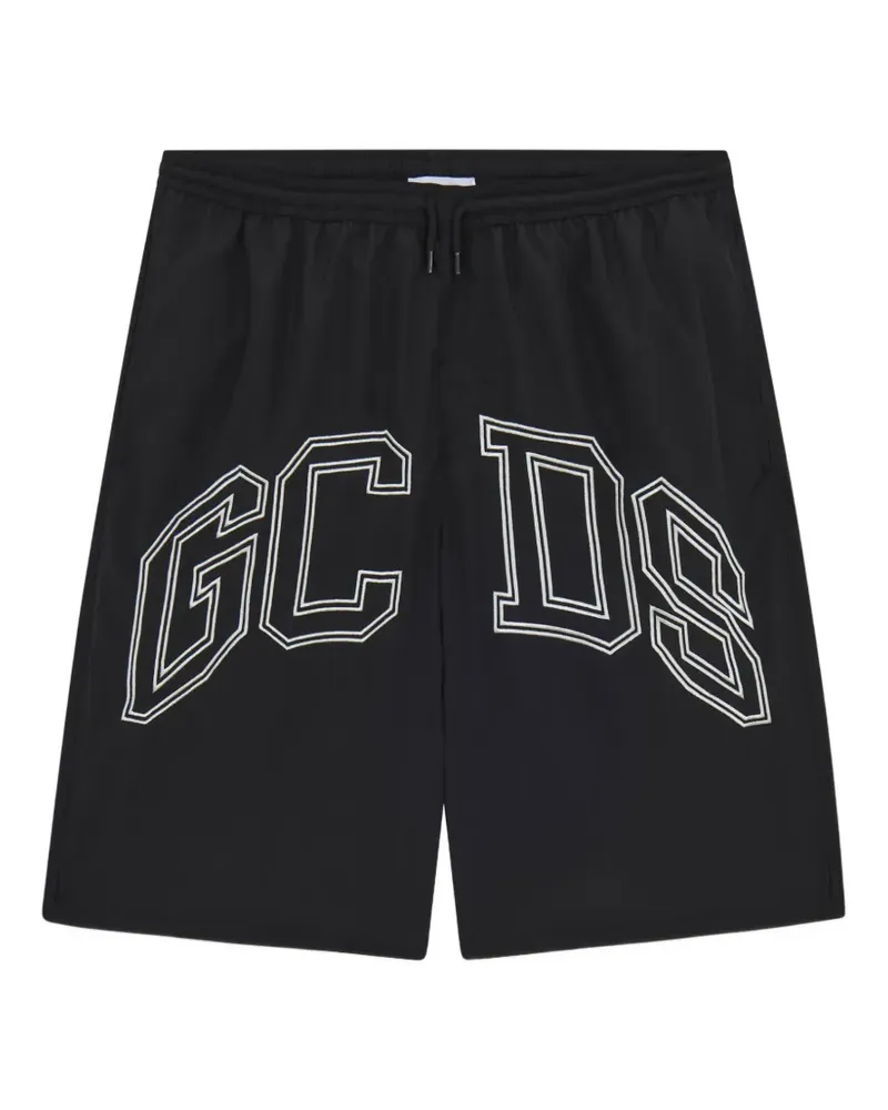 GCDS Badeshorts mit Kordelzug - Schwarz Schwarz