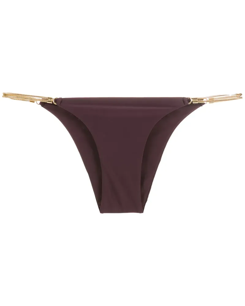 Lenny Niemeyer Bikinihöschen mit Zierkette - Violett Violett