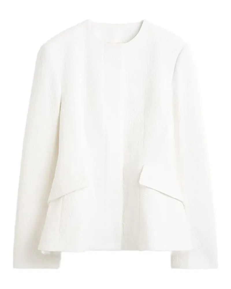 Totême Jacquard-Jacke Optic White - Weiß Weiß