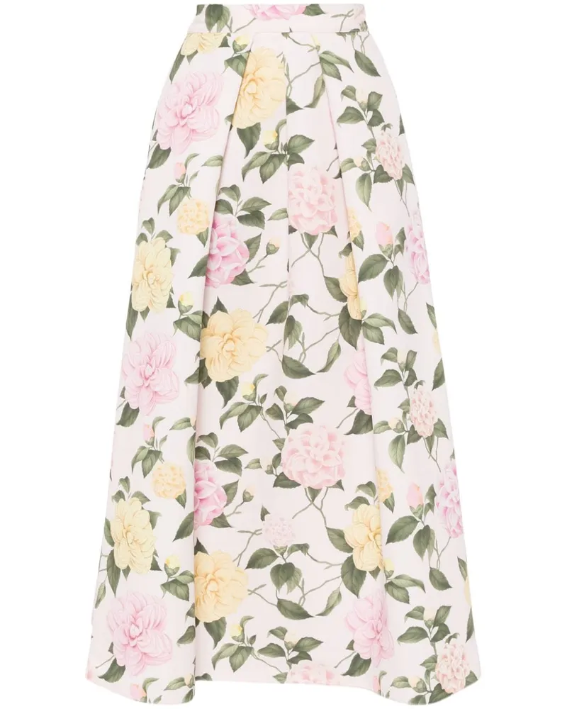 Sachin & Babi Lydia Midirock mit Blumen-Print - Rosa Rosa