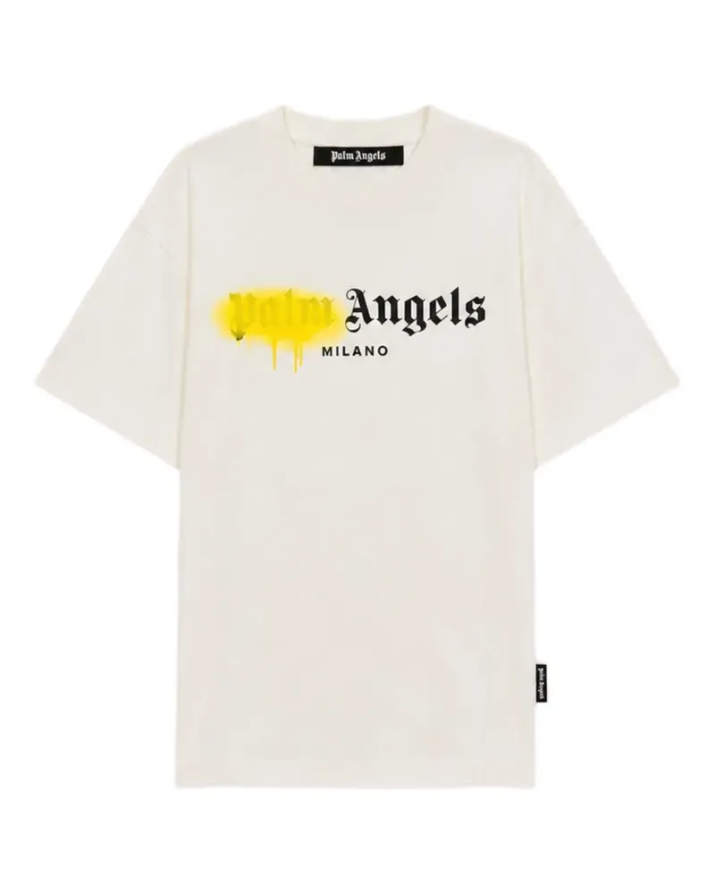 Palm Angels Spray City Milan T-Shirt - Nude Nude