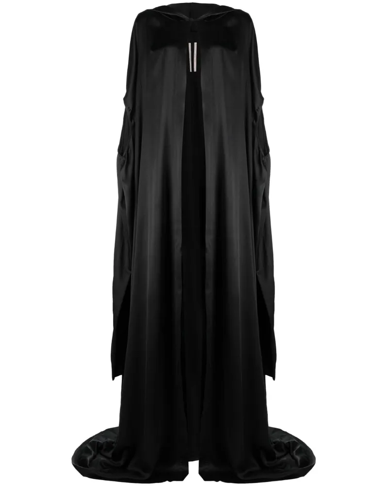 Rick Owens Abendkleid aus Satin - Schwarz Schwarz