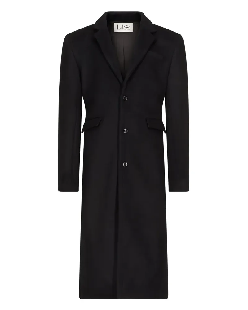 Ludovic de Saint Sernin Geknöpfter Mantel - Schwarz Schwarz