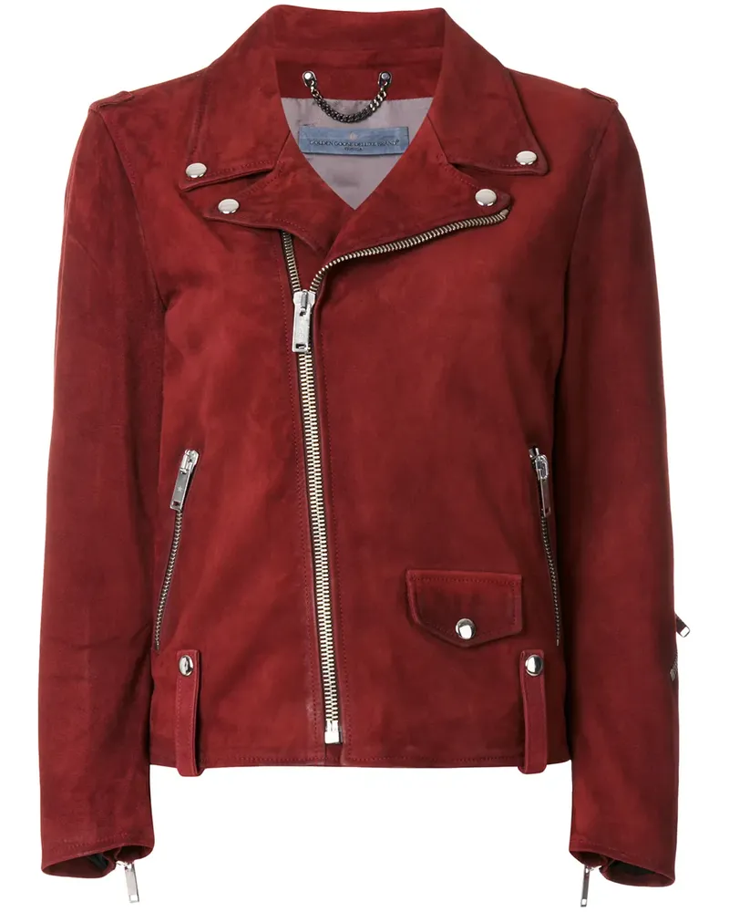 Golden Goose Klassische Bikerjacke - Rosa Rosa