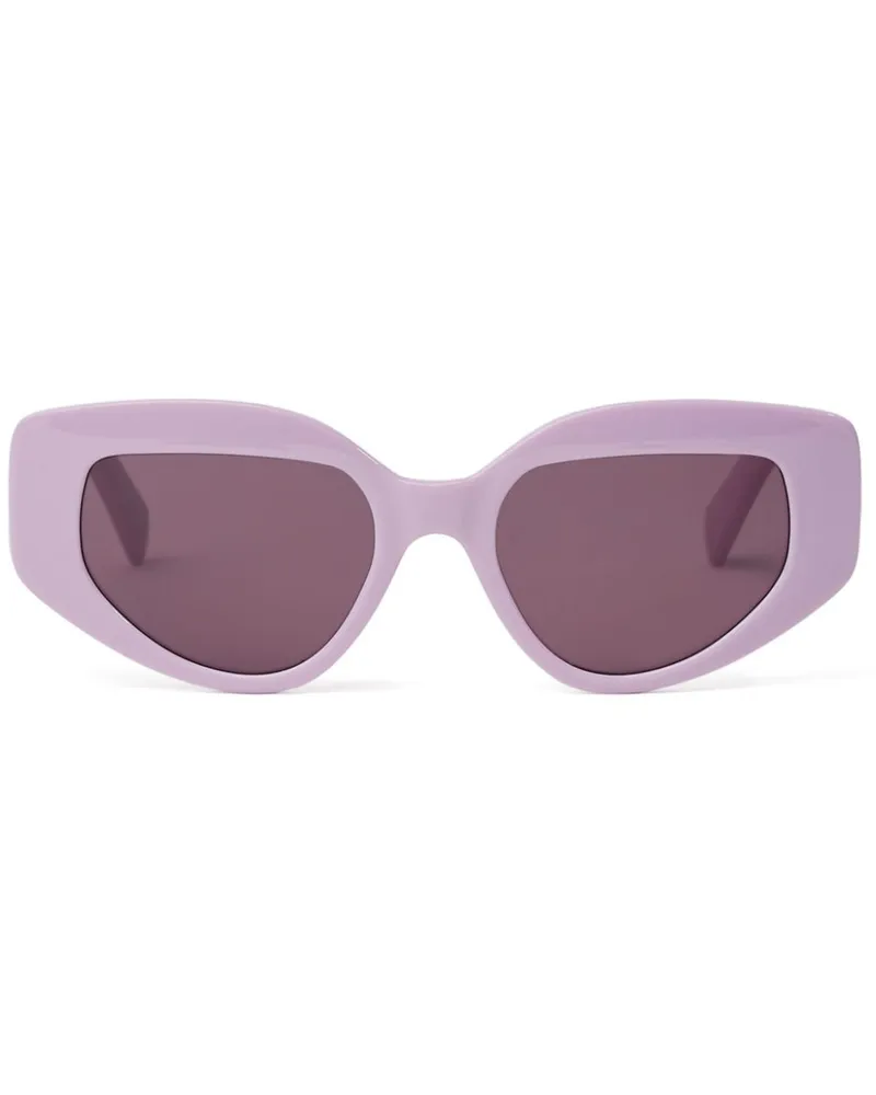 Karl Lagerfeld Cat-Eye-Sonnenbrille mit KL-Monogramm Violett