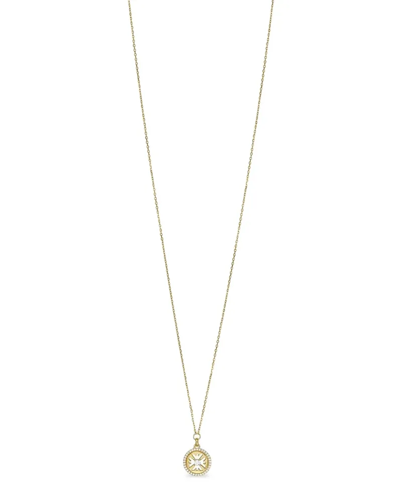 Emporio Armani Halskette mit rundem Anhänger - Gold Gold