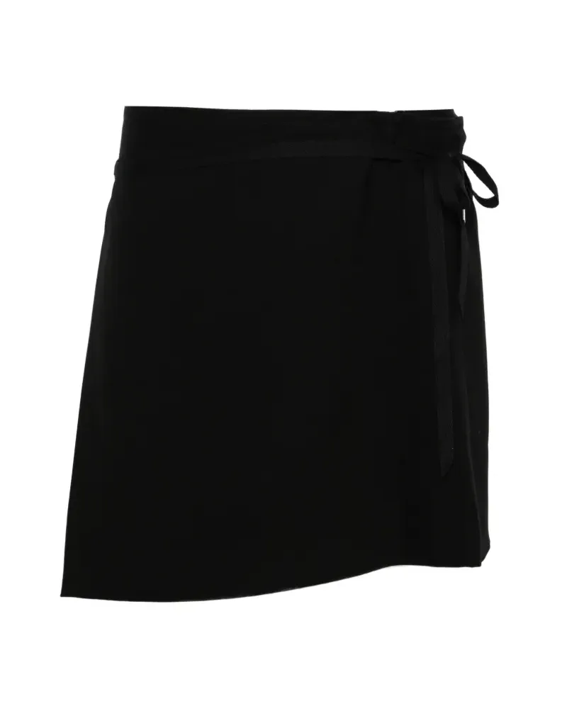 Ann Demeulemeester Asymmetrischer Jolien Minirock - Schwarz Schwarz