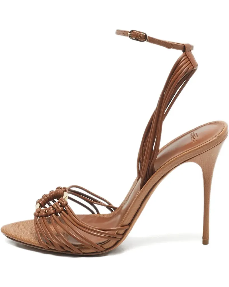 Alexandre Birman Sandalen mit Knöchelriemen - Braun Braun