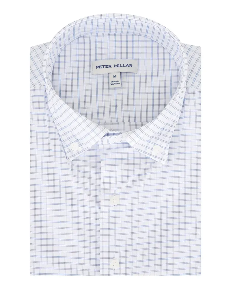 Peter Millar Kariertes Hemd - Blau Blau