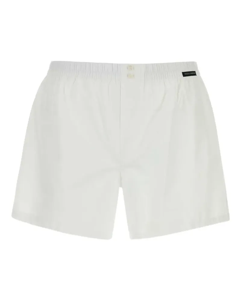 Dolce & Gabbana logo-detail cotton boxers - Weiß Weiß