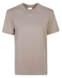 Calvin Klein T-Shirt mit Logo-Print Grau