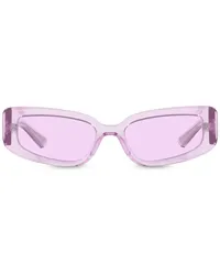 Dolce & Gabbana Transparente Brille mit eckigem Gestell Violett