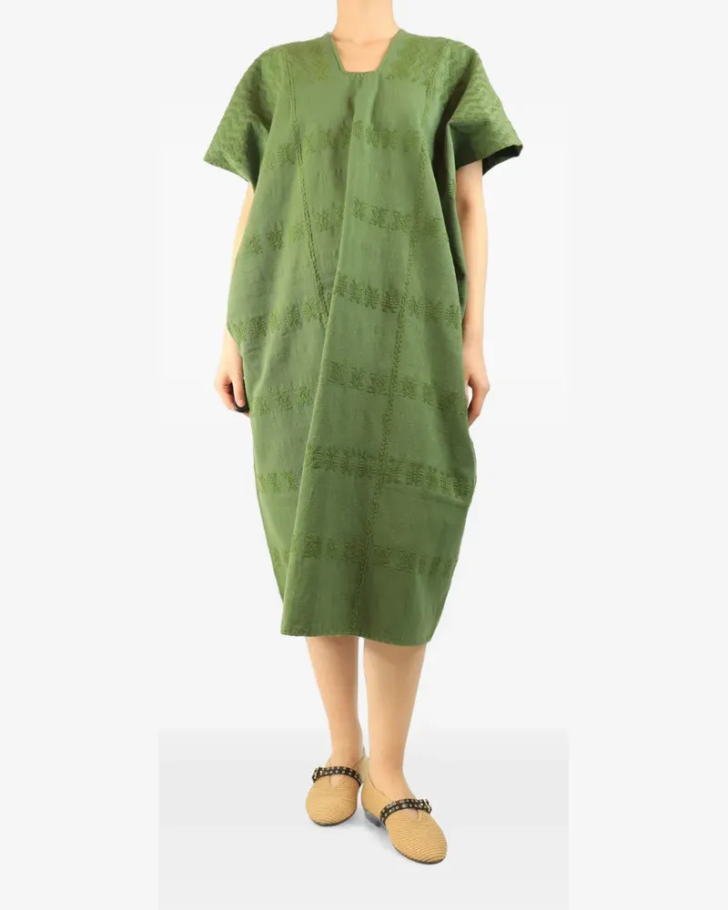 Pippa Holt Bestickter Kaftan - Grün Grün