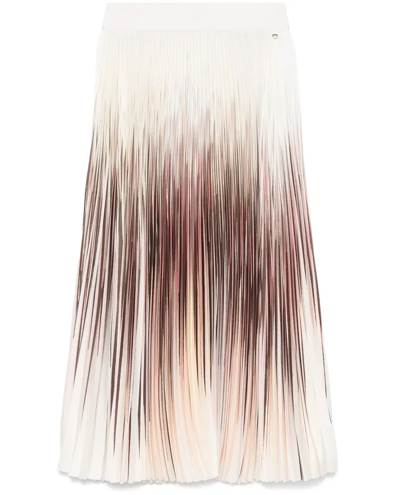 Herno Midirock mit Falten - Nude Nude