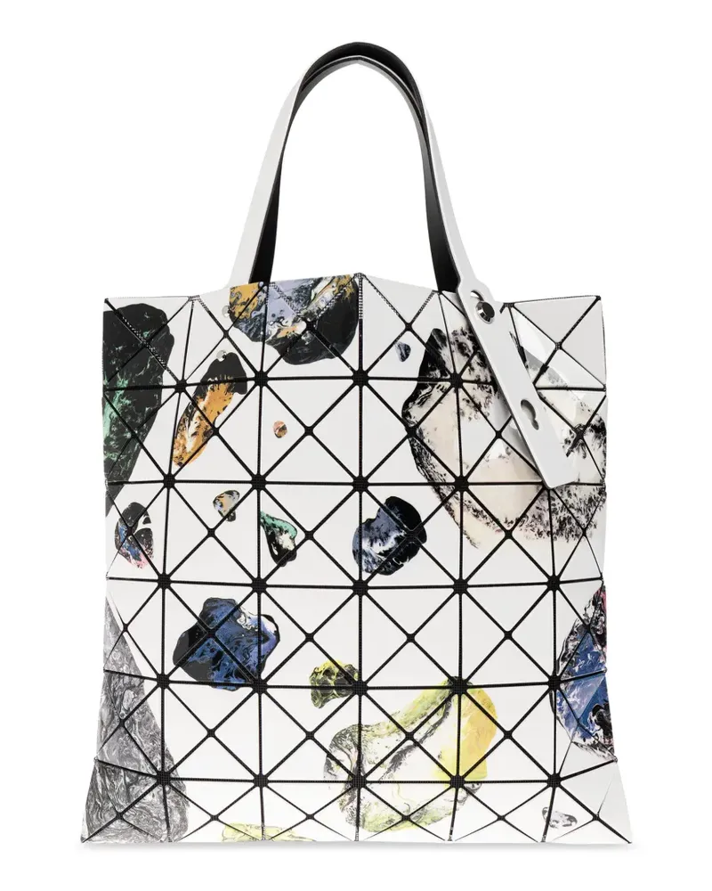 Issey Miyake Cosmic Tote Bag mit geometrischen Einsätzen - Weiß Weiß