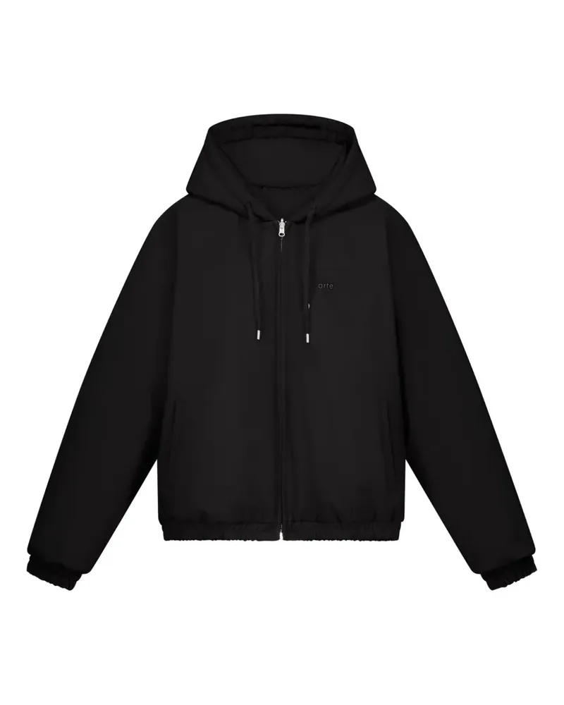 Arte Antwerp Kapuzenjacke mit Reißverschluss - Schwarz Schwarz