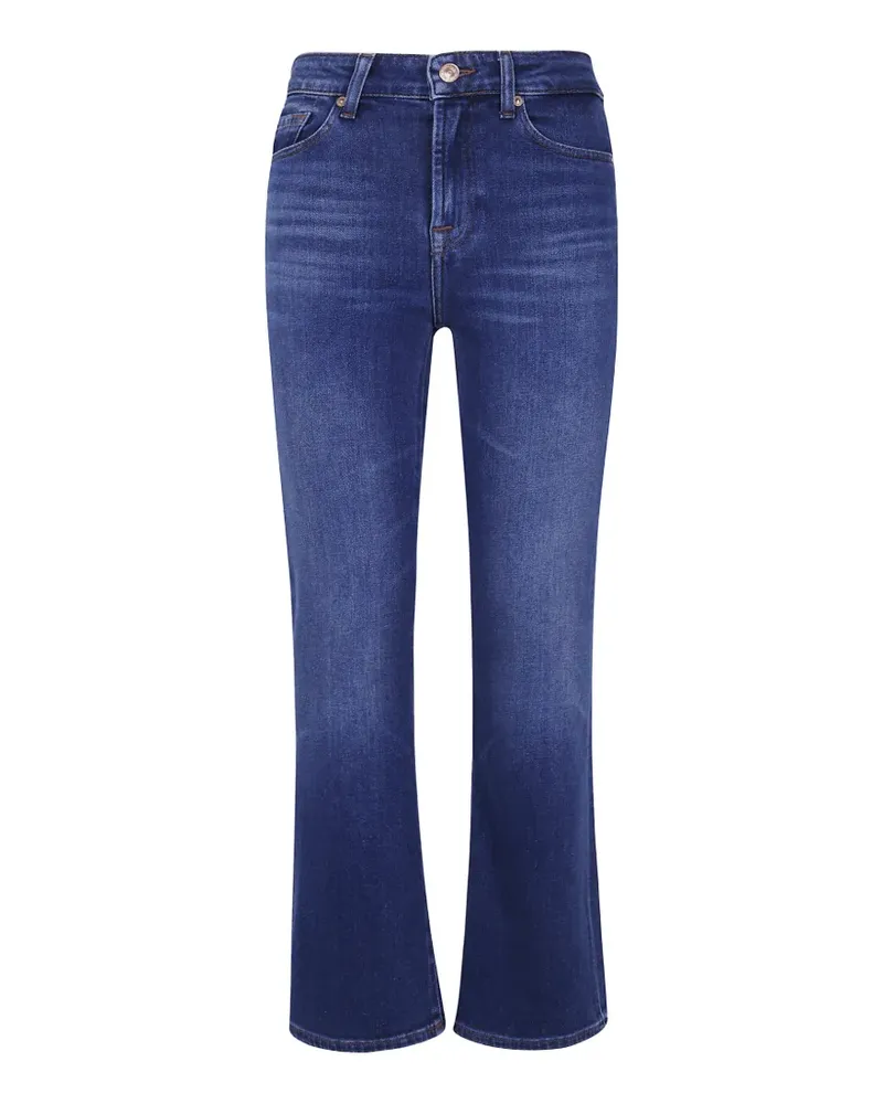 7 for all mankind Slim Illusion cropped jeans - Blau Blau