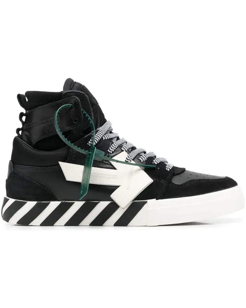 OFF-WHITE Vulcanized High-Top-Sneakers - Schwarz Schwarz