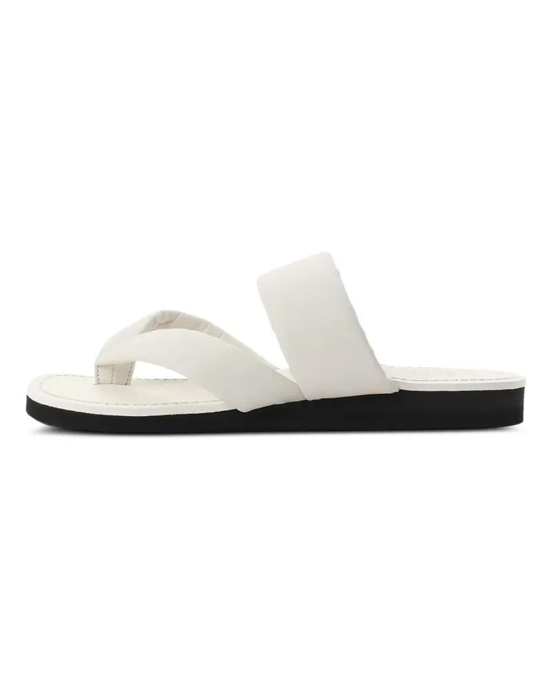 Yohji Yamamoto padded strap sandals - Weiß Weiß