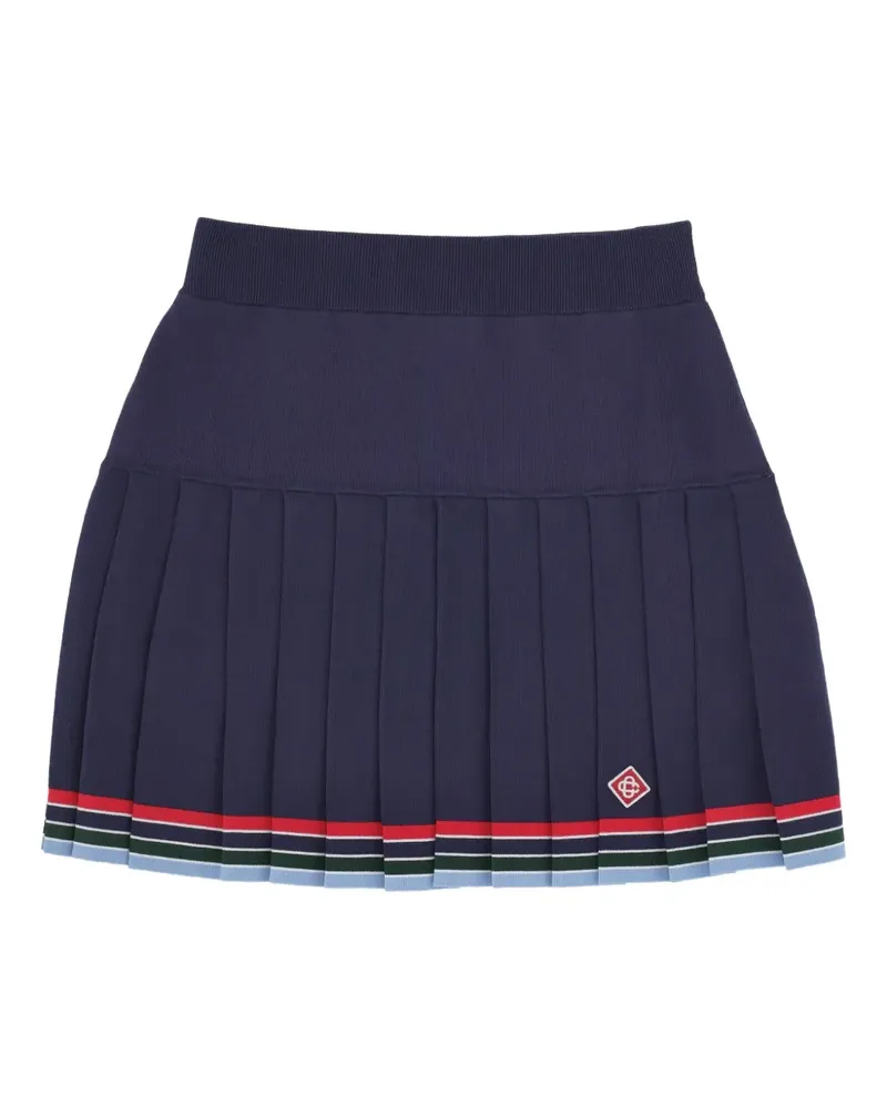 Casablanca Paris Minirock mit Falten - Blau Blau