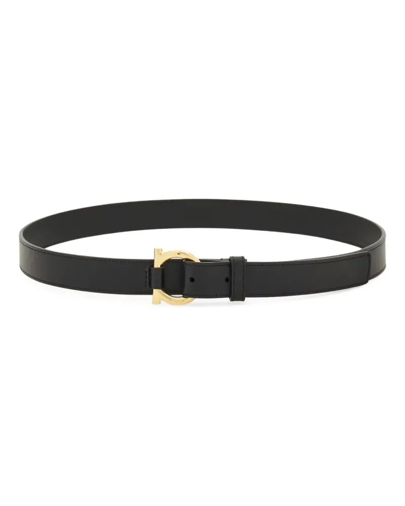 Ferragamo Gürtel mit Gancini-Schnalle - Schwarz Schwarz