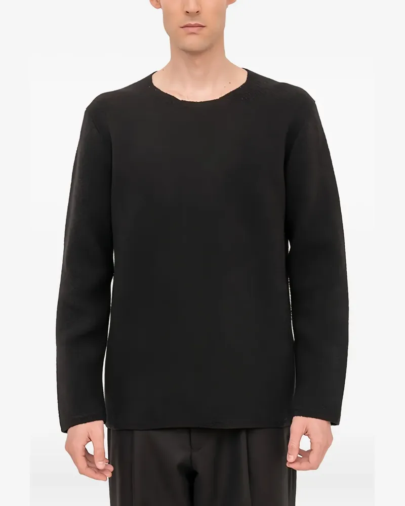 Comme des Garçons Pullover mit Rundhalsausschnitt - Schwarz Schwarz