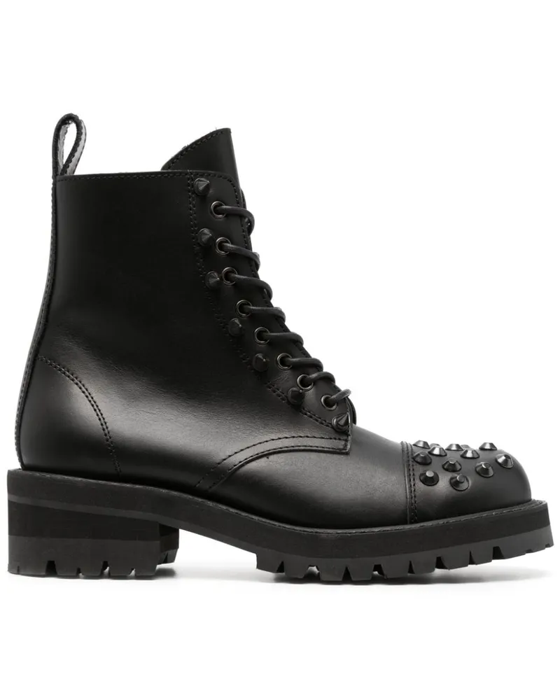 Junya Watanabe Stiefel aus Leder 50mm - Schwarz Schwarz