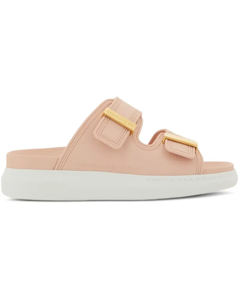Alexander McQueen Pantoletten mit Schnallen - Rosa Rosa