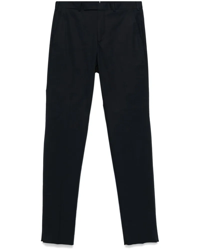 Ermenegildo Zegna Schmale Hose Blau