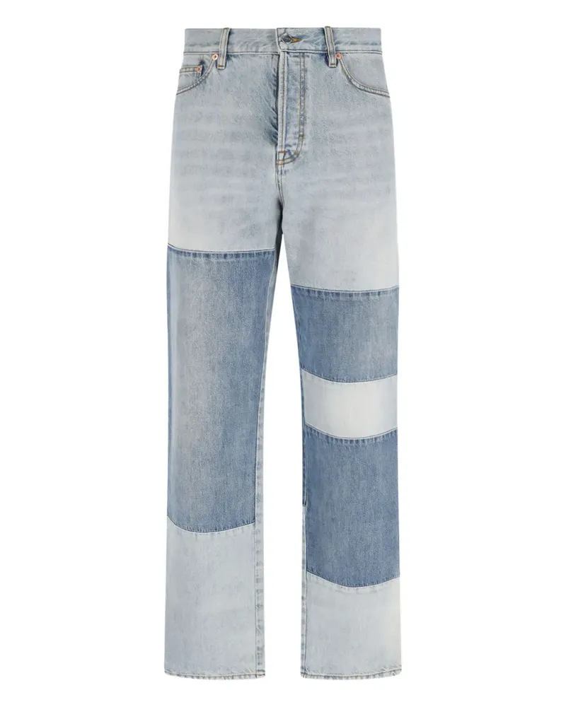 Gucci patchwork jeans - Blau Blau