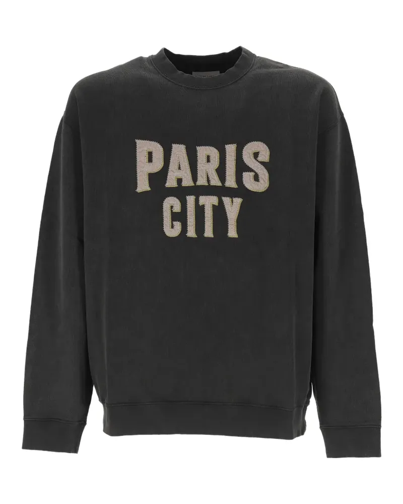 Maison Labiche Ledru Sweatshirt mit Applikation - Grau Grau