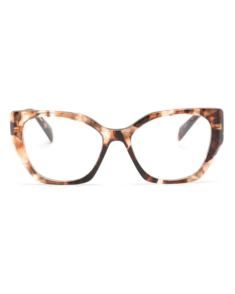 Prada Prada Symbole Cat-Eye-Brille - Braun Braun