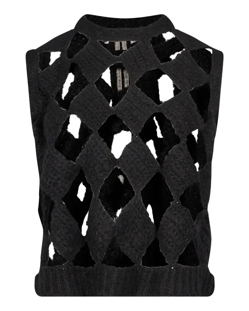 Rick Owens Sarutanya SL tpo - Schwarz Schwarz