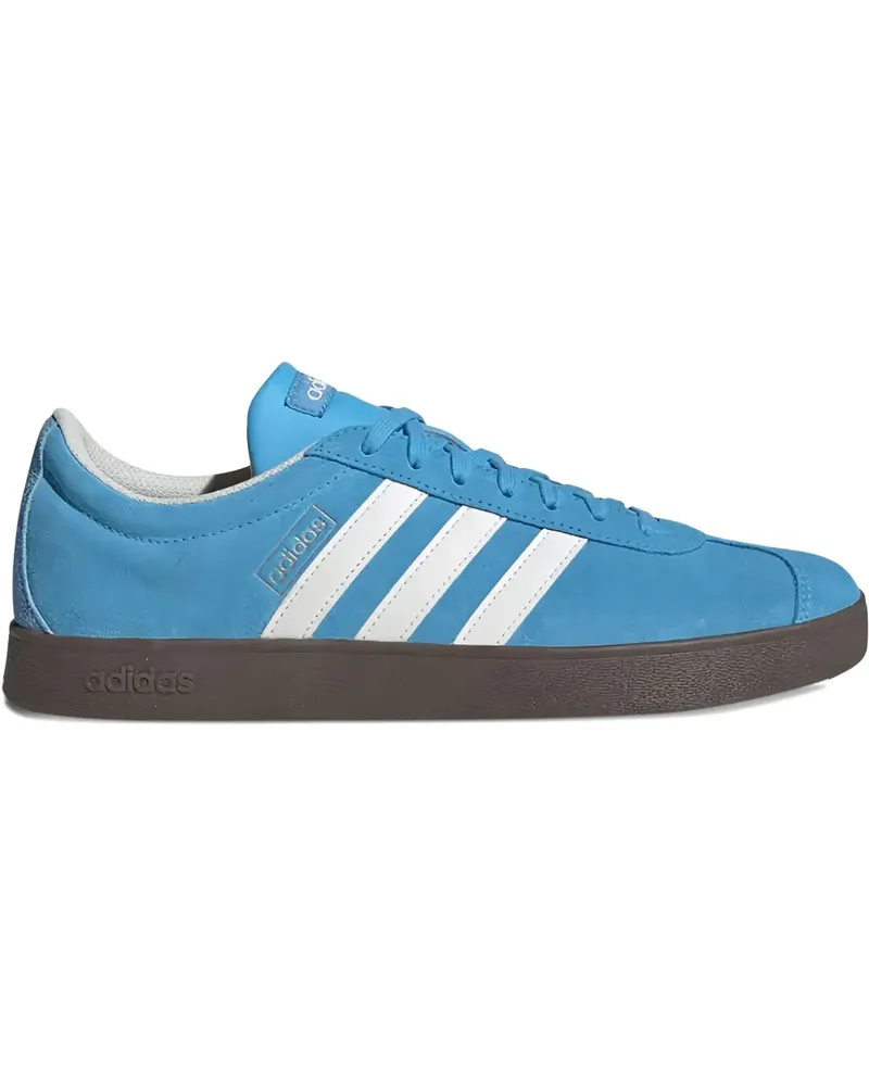 adidas VL Court 2.0 striped low-top sneakers - Blau Blau