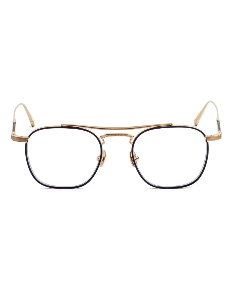 MATSUDA Brille mit eckigem Gestell - Blau Blau