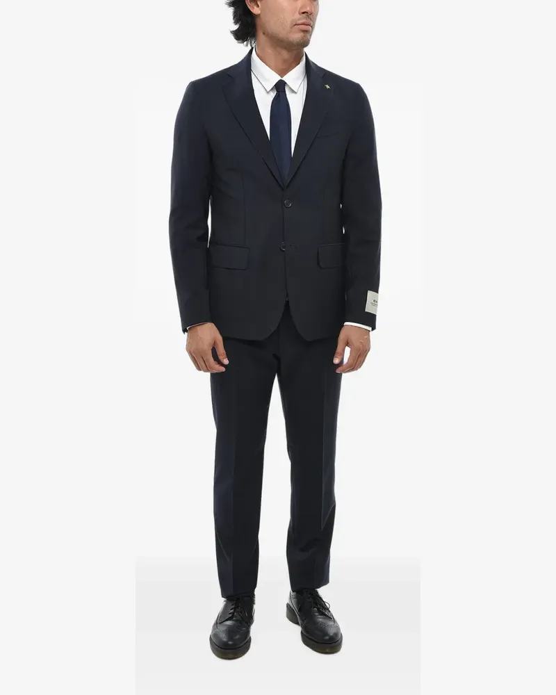 Corneliani Anzug mit fallendem Revers - Blau Blau