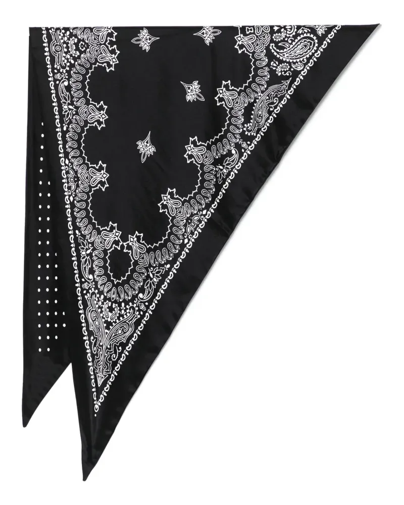 Destin Halstuch aus Seide - Schwarz Schwarz