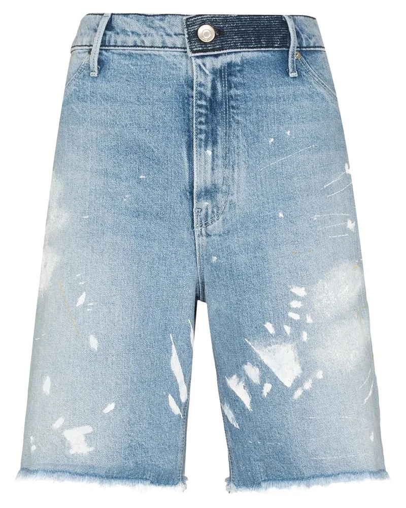 RTA Hesper Jeans-Shorts Blau