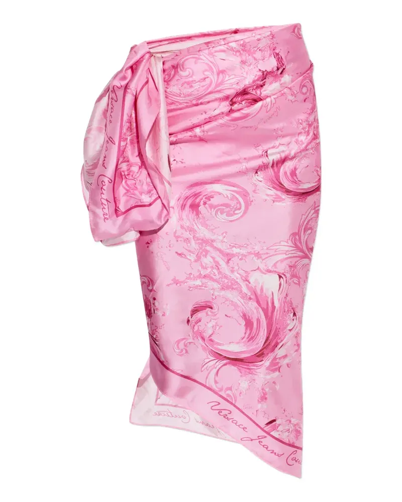 Versace Jeans printed sarong - Rosa Rosa