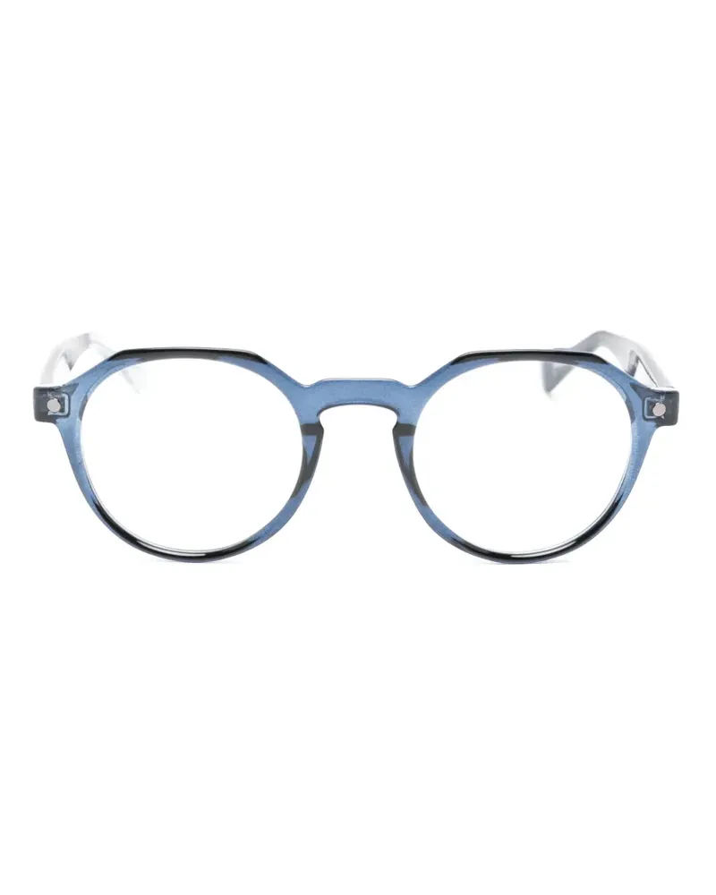 SNOB Milano Meziena round-frame sunglasses - Blau Blau
