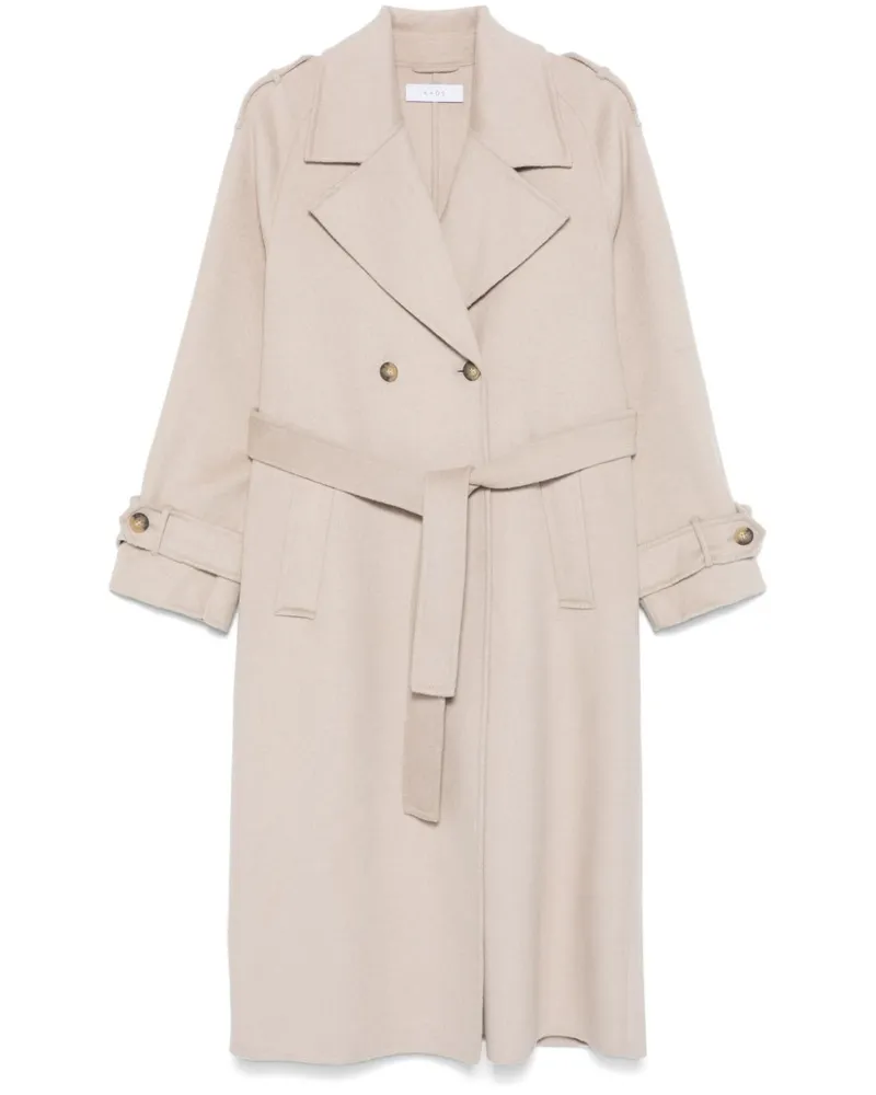 Kaos Trenchcoat aus Filz - Nude Nude