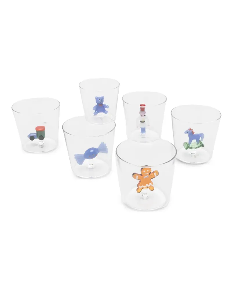 Ichendorf Milano Set aus sechs Weihnachtsgläsern - Weiß Weiß