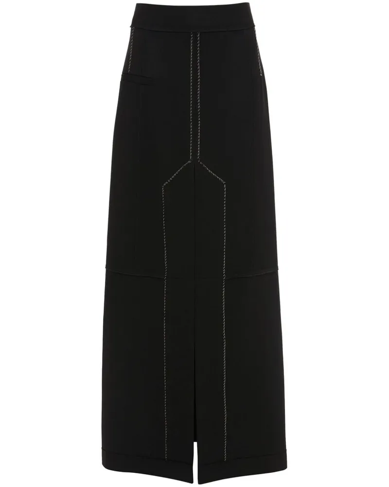 Victoria Beckham Rock im Deconstructed-Stil - Schwarz Schwarz